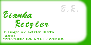 bianka retzler business card